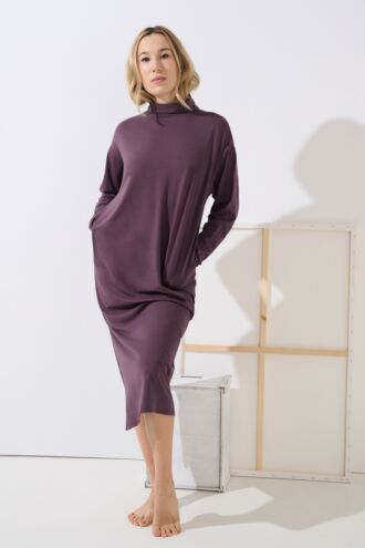 Šaty s dlouhým rukávem »Olena« - homewear